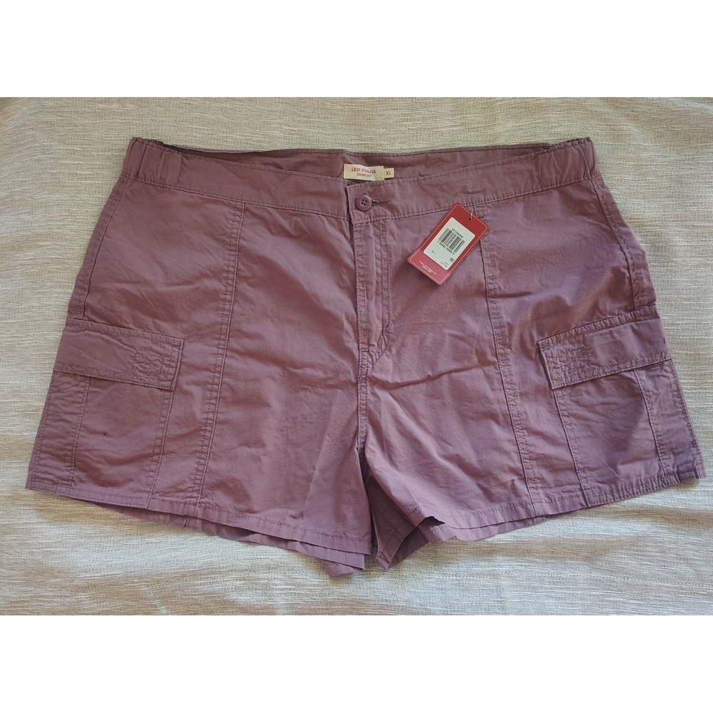 Signature by Levi Strauss Purple Cargo Shorts